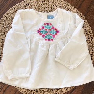 Baby gap top with flowers